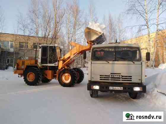 Вывоз и утелизация снега Услуги погрузчика Стрежевой