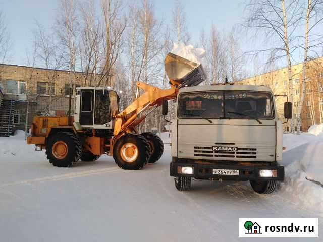 Вывоз и утелизация снега Услуги погрузчика Стрежевой - изображение 1