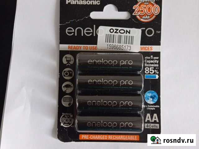 Аккумуляторы AA Panasonic eneloop pro 2500 Брянск - изображение 1