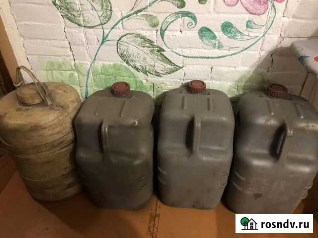 Канистра пластик 50 л цена за одну Шарья - изображение 1