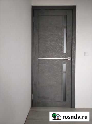 Дверь межкомнатная бетон темный экошпон Нижневартовск - изображение 1