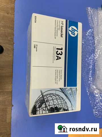 Картридж hp q2613a, новый. Оригинал Нижневартовск - изображение 1