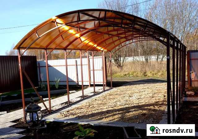 Навес усиленный Плюс 3,64х6,0м Дорохово - изображение 1