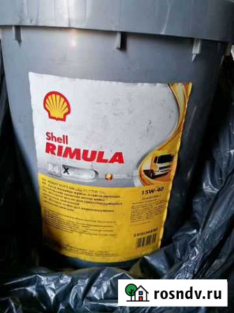 Моторное масло shell Rimula R4 X 15W-40 20 л Омск - изображение 1