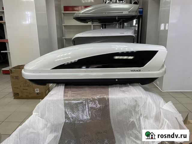 Автобокс Voyage L 440 белый с черным новый Брусянский - изображение 1