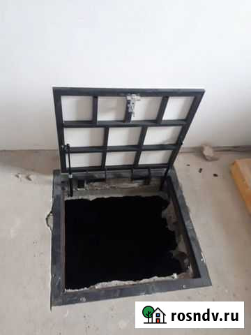Люк невидимка в подвал на газовых амортизаторах Батайск - изображение 1