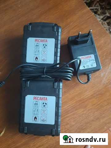 Ресанта 2 аккумулятора Li-Ion 18В 2Ач Гуково - изображение 1
