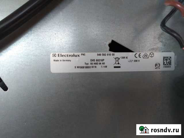 Варочная панель electrolux EHS 60210P Ивантеевка - изображение 1