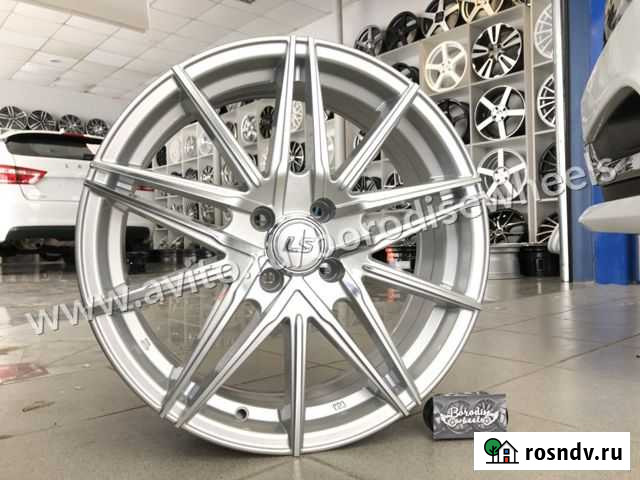 Диски LS 957 4x100 r17 #1098 Серебро с полиролью Тольятти - изображение 1