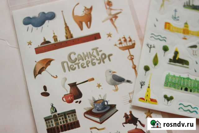 Канцелярия: наклейки, закладки, записная книжка Калининград - изображение 1