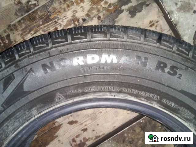 Nokian Nordman RS2 205/70 R15 100L 4шт Елизово - изображение 1