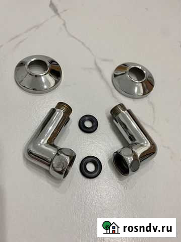 Соединение угловое хромированное для полотенцесуши Балаково - изображение 1