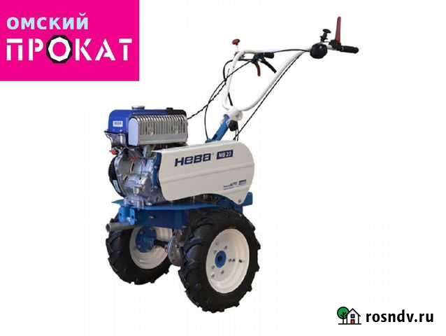 Мотоблок бензиновый нева мб23, аренда, прокат Омск - изображение 1
