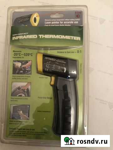 Инфракрасный цифровой термометр caution -20/52 Москва - изображение 1