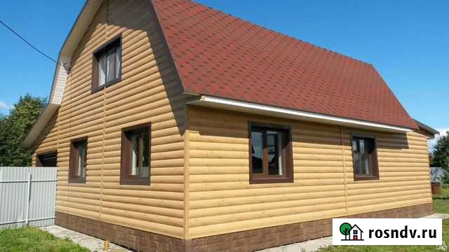 Сайдинг металл Блок-хаус под дерево 0,45мм Цивильск - изображение 1