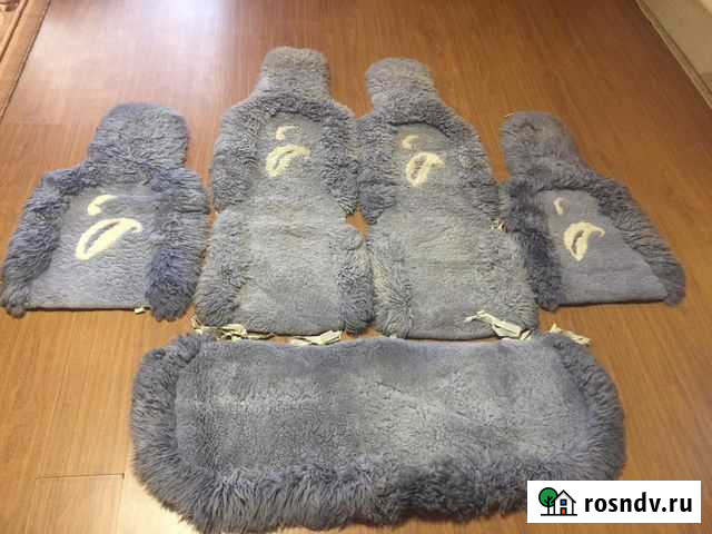 Меховые натуральные накидки на все сиденья Тяжинский - изображение 1