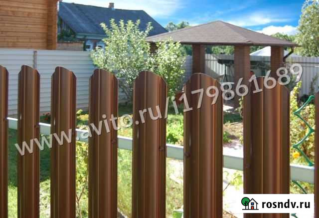 Забор из штакетника и профлиста. Гарантия завода Переславль-Залесский - изображение 1