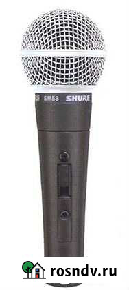 Шнуровой микрофон shure SM58-оригинал Лиски - изображение 1