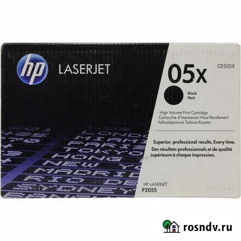 Картридж HP 05X (CE505X) оригинал Комсомольск-на-Амуре - изображение 1