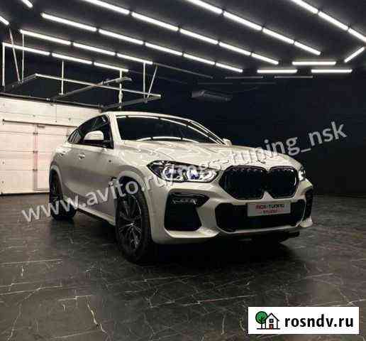 Решетка в BMW Х6 G06 стиль M-Perfomance Black Краснообск