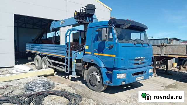 Аренда манипулятора стрела 7 тонн борт 10тонн Березовский - изображение 1