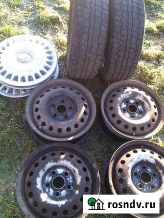 Диски с резиной r15 на vw t 4 Янино-1 - изображение 1
