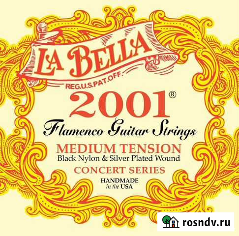 Струны La Bella 2001FM Flamenco Medium Tension Иркутск - изображение 1