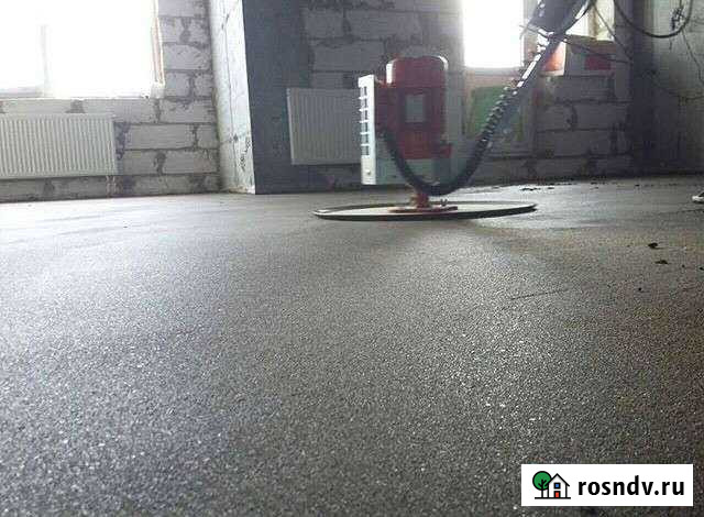 Полусухая стяжка пола без 380в штукатурка Чебоксары - изображение 1