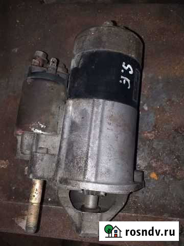 Стартер на хундай санта фе 2000г. 2.7 Большие Колпаны - изображение 1