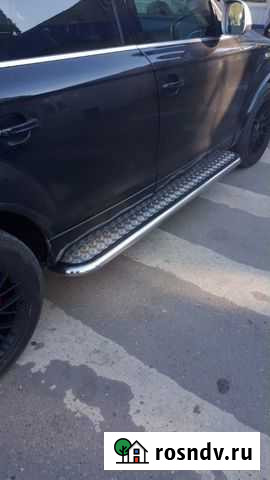Пороги с накладным листом Audi Q7 53 мм Ахтубинск - изображение 1
