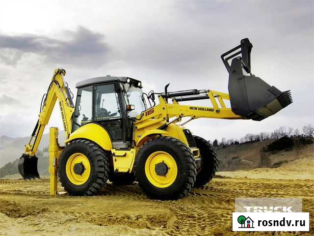 Услуги экскаватора- погрузчика,гидробур Бугульма - изображение 1