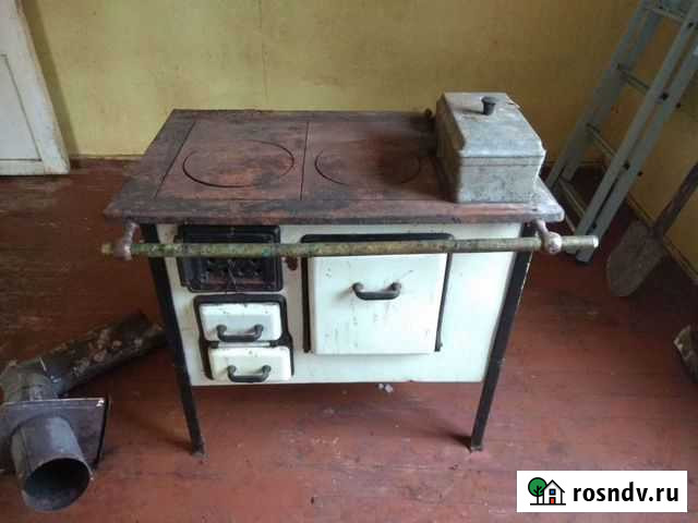 Дровяная кухонная/варочная плита с мармитом Сосново - изображение 1