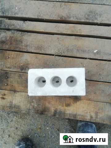 Кирпич Глубокинский белый (б/у) Анапа - изображение 1