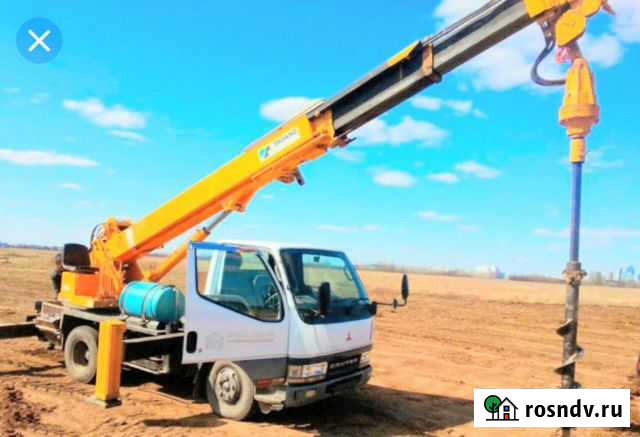 Услуги автобуровой,услуги экскаватор бур Завинчива Хабаровск - изображение 1