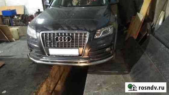 Защита переднего бампера Audi Q5 60/42 мм Ахтубинск