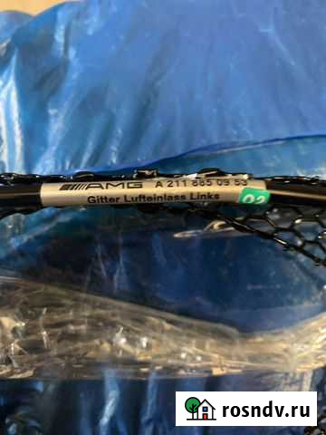 Решетка бампера левая мерседес E211 55 компрессор Махачкала - изображение 1