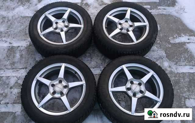 Зимние колеса R16 5x112 резина Gislaved 205/55 Красноярск - изображение 1