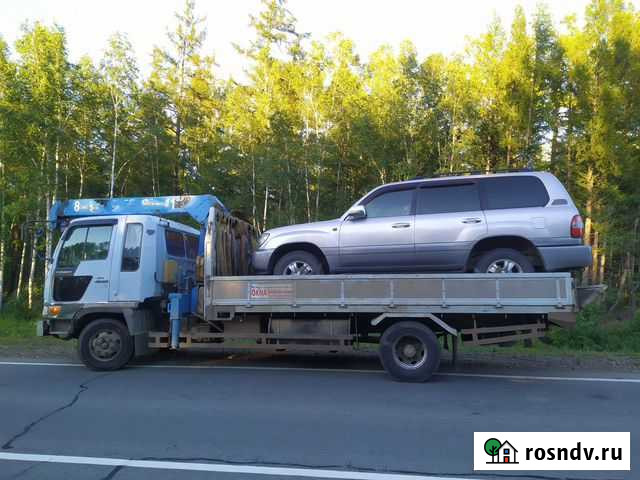 Услуги эвакуатора, кран манипулятор, грузоперевозк Чита - изображение 1