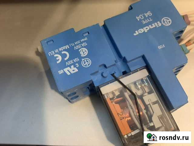 Реле finder с колодкой 55.34.8.230.0040, 7A Батайск - изображение 1