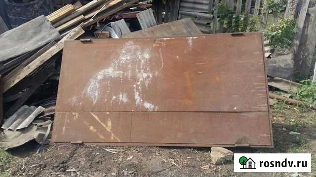 Дверь входная металлическая двустворчатая 193см-98 Гуково - изображение 1