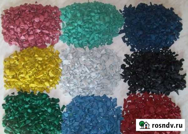 Окрашенный щебень мрамор. крошка Пластуновская - изображение 1