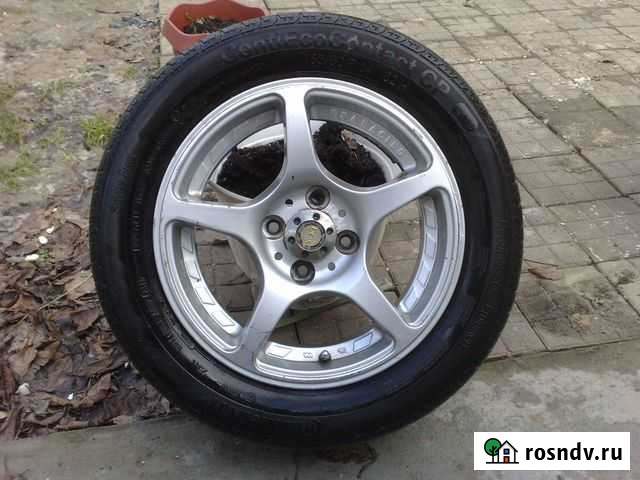 Литые диски с резиной Ленинградская - изображение 1