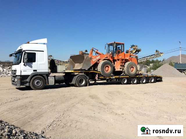 Перевозка негабарита и спецтехники Аренда трала Домодедово - изображение 1