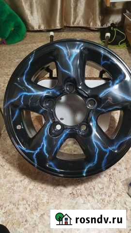 Продам комплект дисков в эксклюзивной покраске Чита - изображение 1