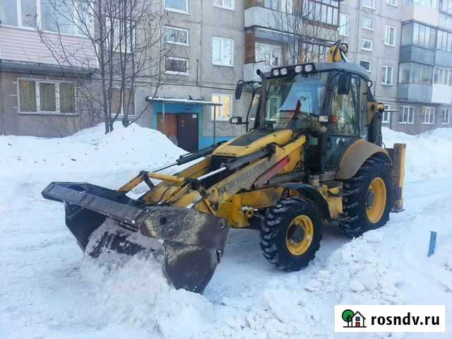 Уборка снега трактором. Услуги трактора Барнаул - изображение 1