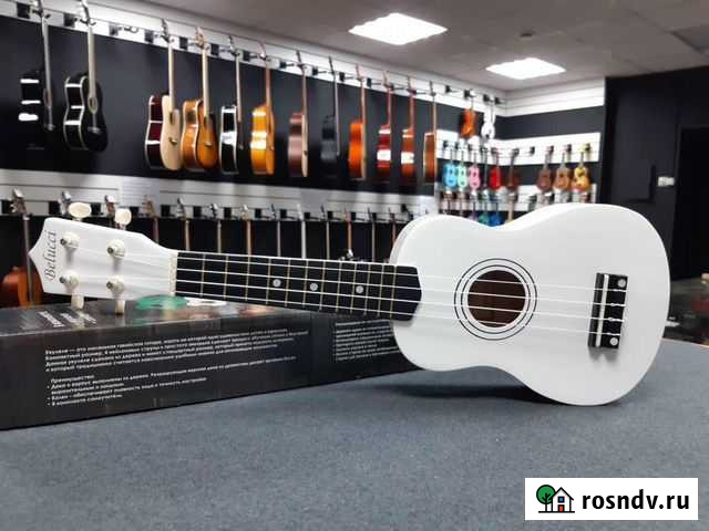 Укулеле Абсолютно Белое Новое Саратов - изображение 1