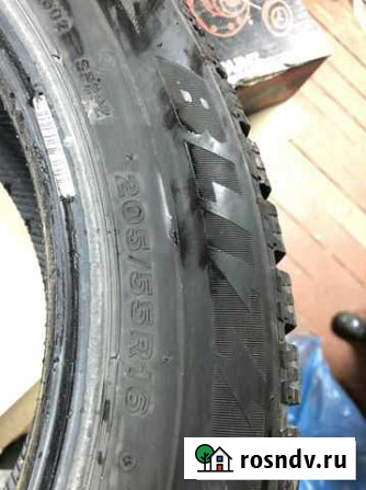 Шина Bridgestone Blizzak Spike 02 205/55 R16 91T Росляково - изображение 1