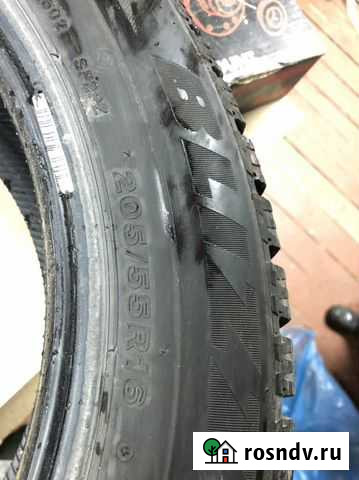Шина Bridgestone Blizzak Spike 02 205/55 R16 91T Росляково - изображение 1