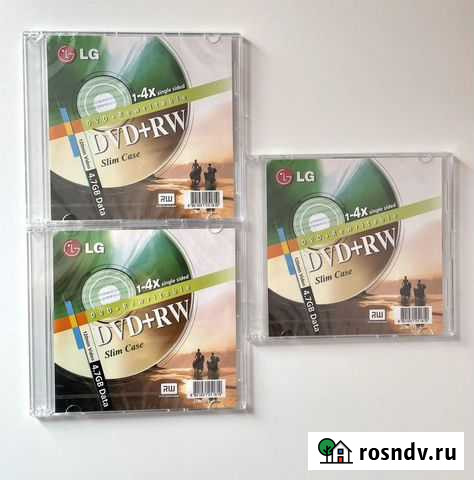 Диски новые dvd+rw 4,7 gb Новокузнецк - изображение 1