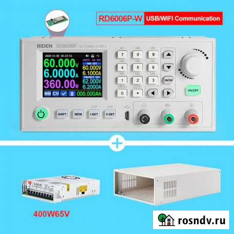 Гибридный лабораторный бп RuiDeng RD6006PW Откалиб Хабаровск - изображение 1